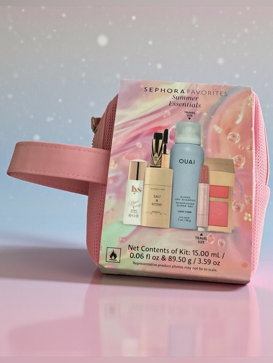 Sephora Other - Sephora Favorites Summer Essentials w/ Pink Travel Makeup Bag